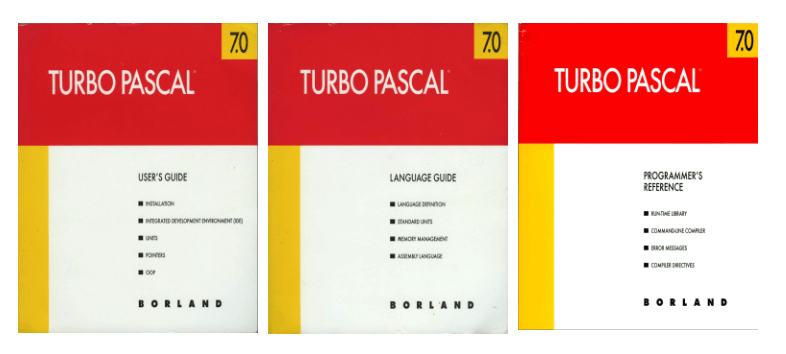 turbo pascal 7 books